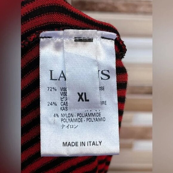 LANEUS viscose cashmere blend top XL - Picture 7 of 10